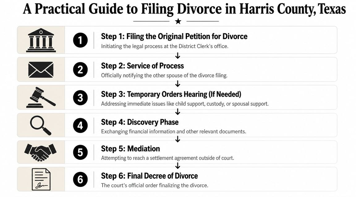 A Practical Guide to Filing Divorce in Harris County