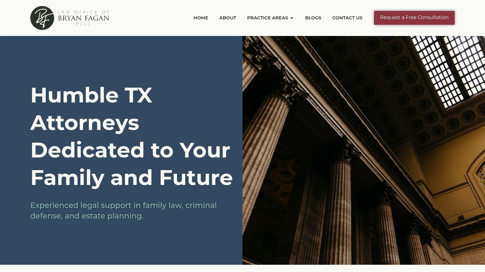 Screenshot from https://humbletxlawyers.com