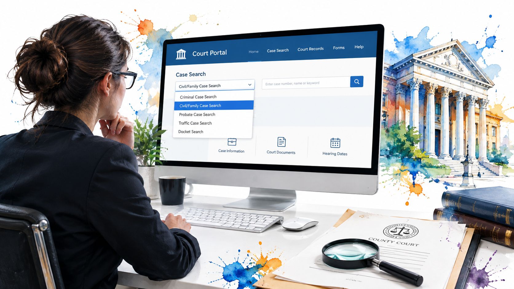 Screenshot from https://www.hcdistrictclerk.com/edocs/public/Search.aspx